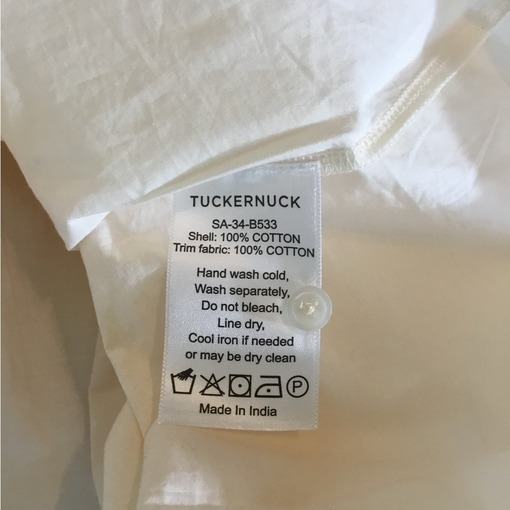 Tuckernuck ivory Patchwork embroidered Cressida Blouse…NEW - Picture 7 of 7